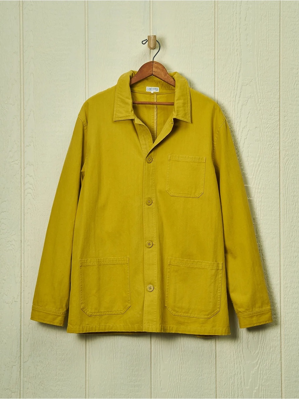 QUAKER MARINE SUPPLY Co French Workman’s Jacket in Squash Herringbone